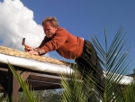 unsere Pergola entsteht